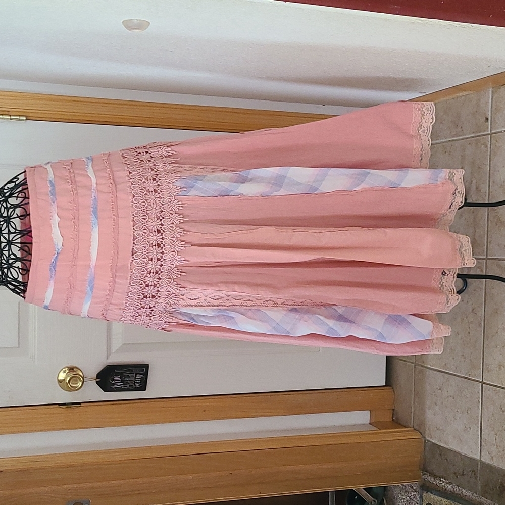 Bohemian Vibe Pale Pink maxi